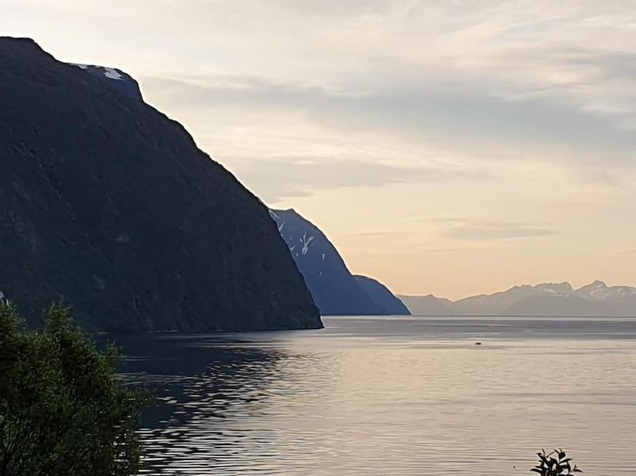 Traditional Farm House Located Close To Fjord Lyngseidet Екстер'єр фото